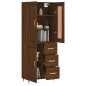vidaXL Highboard Braun Eichen-Optik 69,5x34x180 cm Holzwerkstoff vidaXL Highboard Braun Eichen-Optik 69,5x34x180 cm Holzwerkstoff