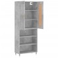 vidaXL Highboard Betongrau 69,5x34x180 cm Holzwerkstoff vidaXL Highboard Betongrau 69,5x34x180 cm Holzwerkstoff