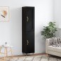 vidaXL Highboard Schwarz 34,5x34x180 cm Holzwerkstoff vidaXL Highboard Schwarz 34,5x34x180 cm Holzwerkstoff