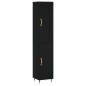vidaXL Highboard Schwarz 34,5x34x180 cm Holzwerkstoff vidaXL Highboard Schwarz 34,5x34x180 cm Holzwerkstoff