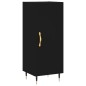 vidaXL Highboard Schwarz 34,5x34x180 cm Holzwerkstoff vidaXL Highboard Schwarz 34,5x34x180 cm Holzwerkstoff