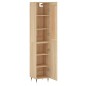 vidaXL Highboard Sonoma-Eiche 34,5x34x180 cm Holzwerkstoff vidaXL Highboard Sonoma-Eiche 34,5x34x180 cm Holzwerkstoff