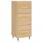 vidaXL Highboard Sonoma-Eiche 34,5x34x180 cm Holzwerkstoff vidaXL Highboard Sonoma-Eiche 34,5x34x180 cm Holzwerkstoff