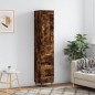 vidaXL Highboard Räuchereiche 34,5x34x180 cm Holzwerkstoff vidaXL Highboard Räuchereiche 34,5x34x180 cm Holzwerkstoff