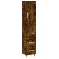 vidaXL Highboard Räuchereiche 34,5x34x180 cm Holzwerkstoff vidaXL Highboard Räuchereiche 34,5x34x180 cm Holzwerkstoff
