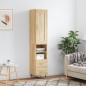 vidaXL Highboard Sonoma-Eiche 34,5x34x180 cm Holzwerkstoff vidaXL Highboard Sonoma-Eiche 34,5x34x180 cm Holzwerkstoff