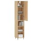 vidaXL Highboard Sonoma-Eiche 34,5x34x180 cm Holzwerkstoff vidaXL Highboard Sonoma-Eiche 34,5x34x180 cm Holzwerkstoff
