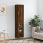 vidaXL Highboard Braun Eichen-Optik 34,5x34x180 cm Holzwerkstoff vidaXL Highboard Braun Eichen-Optik 34,5x34x180 cm Holzwerkstoff