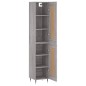 vidaXL Highboard Grau Sonoma 34,5x34x180 cm Holzwerkstoff vidaXL Highboard Grau Sonoma 34,5x34x180 cm Holzwerkstoff