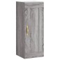 vidaXL Highboard Grau Sonoma 34,5x34x180 cm Holzwerkstoff vidaXL Highboard Grau Sonoma 34,5x34x180 cm Holzwerkstoff