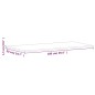 vidaXL Tischplatte 100x50x1,5 cm Rechteckig Massivholz Buche vidaXL Tischplatte 100x50x1,5 cm Rechteckig Massivholz Buche