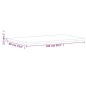 vidaXL Tischplatte 100x60x2,5 cm Rechteckig Massivholz Buche vidaXL Tischplatte 100x60x2,5 cm Rechteckig Massivholz Buche