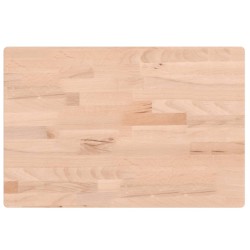 vidaXL Tischplatte 60x40x4 cm Rechteckig Massivholz Buche