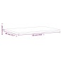 vidaXL Tischplatte 60x40x1,5 cm Rechteckig Massivholz Buche vidaXL Tischplatte 60x40x1,5 cm Rechteckig Massivholz Buche