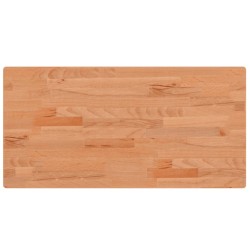 vidaXL Tischplatte 80x40x2,5 cm Rechteckig Massivholz Buche
