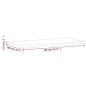 vidaXL Tischplatte 80x40x2,5 cm Rechteckig Massivholz Buche vidaXL Tischplatte 80x40x2,5 cm Rechteckig Massivholz Buche