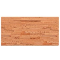 vidaXL Tischplatte 100x50x4 cm Rechteckig Massivholz Buche
