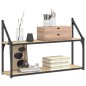 vidaXL Wandregal 2 Fächer Sonoma-Eiche 80x21x51 cm Holzwerkstoff vidaXL Wandregal 2 Fächer Sonoma-Eiche 80x21x51 cm Holzwerkstoff