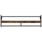 vidaXL Wandregale mit Stangen 2 Stk. Räuchereiche 100x25x30 cm vidaXL Wandregale mit Stangen 2 Stk. Räuchereiche 100x25x30 cm