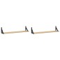 vidaXL Wandregale 2 Stk. Sonoma-Eiche 80x15x15,5 cm Holzwerkstoff vidaXL Wandregale 2 Stk. Sonoma-Eiche 80x15x15,5 cm Holzwerkstoff