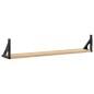 vidaXL Wandregale 2 Stk. Sonoma-Eiche 80x15x15,5 cm Holzwerkstoff vidaXL Wandregale 2 Stk. Sonoma-Eiche 80x15x15,5 cm Holzwerkstoff