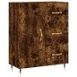 Highboard Räuchereiche 69,5x34x180 cm Holzwerkstoff Highboard Räuchereiche 69,5x34x180 cm Holzwerkstoff