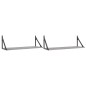 vidaXL Wandregale 2 Stk. Grau Sonoma 80x25x25,5 cm Holzwerkstoff vidaXL Wandregale 2 Stk. Grau Sonoma 80x25x25,5 cm Holzwerkstoff