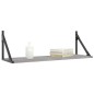 vidaXL Wandregale 2 Stk. Grau Sonoma 80x25x25,5 cm Holzwerkstoff vidaXL Wandregale 2 Stk. Grau Sonoma 80x25x25,5 cm Holzwerkstoff