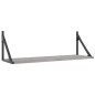 vidaXL Wandregale 2 Stk. Grau Sonoma 80x25x25,5 cm Holzwerkstoff vidaXL Wandregale 2 Stk. Grau Sonoma 80x25x25,5 cm Holzwerkstoff