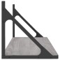 vidaXL Wandregale 2 Stk. Grau Sonoma 80x25x25,5 cm Holzwerkstoff vidaXL Wandregale 2 Stk. Grau Sonoma 80x25x25,5 cm Holzwerkstoff