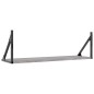 vidaXL Wandregale 2 Stk. Grau Sonoma 80x25x25,5 cm Holzwerkstoff vidaXL Wandregale 2 Stk. Grau Sonoma 80x25x25,5 cm Holzwerkstoff