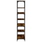 vidaXL Bücherregal Räuchereiche 81x36x176 cm Holzwerkstoff vidaXL Bücherregal Räuchereiche 81x36x176 cm Holzwerkstoff