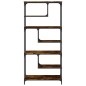 vidaXL Bücherregal Räuchereiche 81x36x176 cm Holzwerkstoff vidaXL Bücherregal Räuchereiche 81x36x176 cm Holzwerkstoff