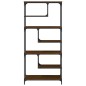 vidaXL Bücherregal Braun Eichen-Optik 81x36x176 cm Holzwerkstoff vidaXL Bücherregal Braun Eichen-Optik 81x36x176 cm Holzwerkstoff