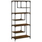 vidaXL Bücherregal Braun Eichen-Optik 81x36x176 cm Holzwerkstoff vidaXL Bücherregal Braun Eichen-Optik 81x36x176 cm Holzwerkstoff