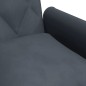vidaXL Schlafsofa mit Armlehnen Dunkelgrau Samt vidaXL Schlafsofa mit Armlehnen Dunkelgrau Samt