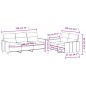 vidaXL 2-tlg. Sofagarnitur mit Kissen Creme Stoff vidaXL 2-tlg. Sofagarnitur mit Kissen Creme Stoff