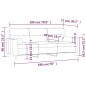 vidaXL 3-Sitzer-Sofa mit Zierkissen Dunkelgrau 180 cm Stoff vidaXL 3-Sitzer-Sofa mit Zierkissen Dunkelgrau 180 cm Stoff