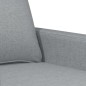 vidaXL 4-tlg. Sofagarnitur mit Kissen Hellgrau Stoff vidaXL 4-tlg. Sofagarnitur mit Kissen Hellgrau Stoff