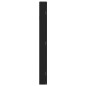 Schmuckschrank mit Spiegel Wandmontage Schwarz 37,5x10x106 cm Schmuckschrank mit Spiegel Wandmontage Schwarz 37,5x10x106 cm