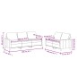 vidaXL 2-tlg. Sofagarnitur mit Kissen Cappuccino-Braun Kunstleder vidaXL 2-tlg. Sofagarnitur mit Kissen Cappuccino-Braun Kunstleder
