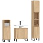 vidaXL 3-tlg. Badmöbel-Set Sonoma-Eiche Holzwerkstoff vidaXL 3-tlg. Badmöbel-Set Sonoma-Eiche Holzwerkstoff