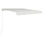 vidaXL Einziehbare Markise Handbetrieben 300 x 250 cm Creme vidaXL Einziehbare Markise Handbetrieben 300 x 250 cm Creme