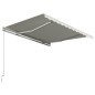 vidaXL Einziehbare Markise Handbetrieben 300 x 250 cm Creme vidaXL Einziehbare Markise Handbetrieben 300 x 250 cm Creme