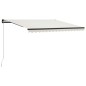 vidaXL Einziehbare Markise Handbetrieben 400×300 cm Cremefarben vidaXL Einziehbare Markise Handbetrieben 400×300 cm Cremefarben