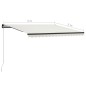 vidaXL Einziehbare Markise Handbetrieben 400×300 cm Cremefarben vidaXL Einziehbare Markise Handbetrieben 400×300 cm Cremefarben