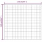 vidaXL Gewichtsdecke Blau 220x240 cm 11 kg Stoff vidaXL Gewichtsdecke Blau 220x240 cm 11 kg Stoff
