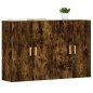 vidaXL Wandschränke 2 Stk. Räuchereiche Holzwerkstoff vidaXL Wandschränke 2 Stk. Räuchereiche Holzwerkstoff