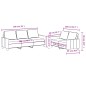 vidaXL 2-tlg. Sofagarnitur mit Kissen Creme Stoff vidaXL 2-tlg. Sofagarnitur mit Kissen Creme Stoff