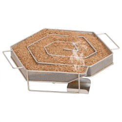 vidaXL Kaltrauchgenerator 6-Seitig 22,5 cm Edelstahl